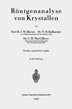 portada Röntgenanalyse von Krystallen (in German)
