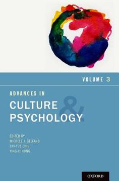 portada advances in culture and psychology: volume 3 (en Inglés)