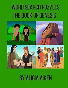 portada Word Search Puzzles: The Book of Genesis (en Inglés)
