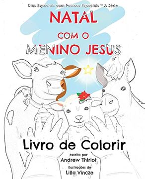 portada Natal com o Menino Jesus: Livro de Colorir (en Portugués)