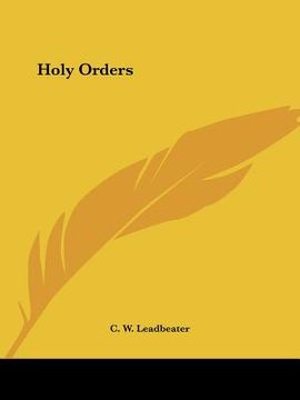 portada holy orders (en Inglés)