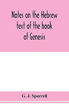 portada Notes on the Hebrew Text of the Book of Genesis 
