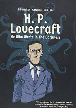 portada H. P. Lovecraft: He who Wrote in the Darkness: A Graphic Novel (en Inglés)