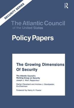 portada The Growing Dimensions of Security: The Atlantic Council's Working Group on Security
