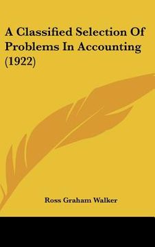 portada a classified selection of problems in accounting (1922)
