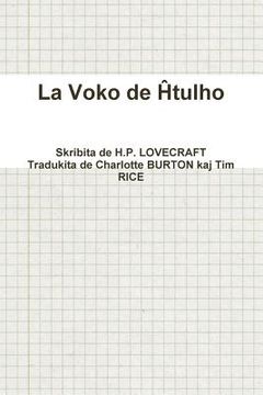 portada La Voko de Ĥtulho (en Esperanto)