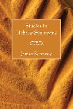 portada studies in hebrew synonyms (in English)