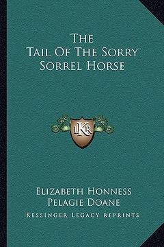 portada the tail of the sorry sorrel horse (en Inglés)
