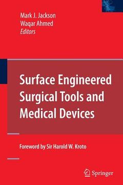 portada Surface Engineered Surgical Tools and Medical Devices (en Inglés)
