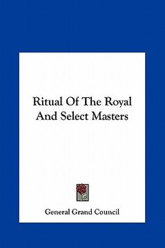 portada ritual of the royal and select masters