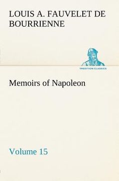 portada memoirs of napoleon - volume 15 (in English)