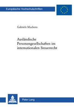 portada Auslaendische Personengesellschaften im internationalen Steuerrecht (en Alemán)