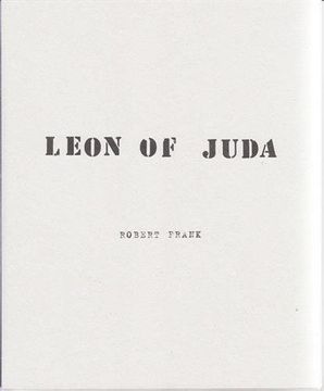 portada Robert Frank: Leon of Juda