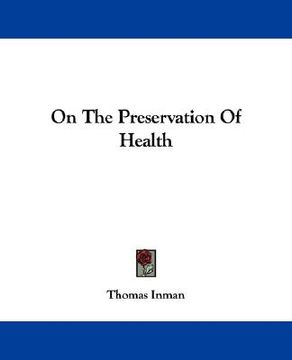 portada on the preservation of health (en Inglés)