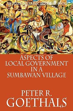 portada aspects of local government in a sumbawan village (in English)