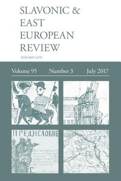portada Slavonic & East European Review (95: 3) July 2017
