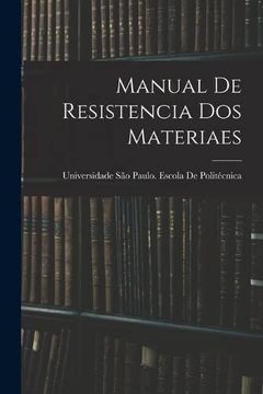 portada Manual de Resistencia dos Materiaes (Paperback)