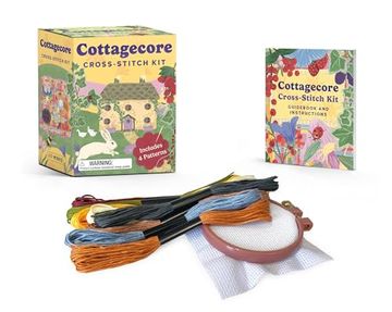 portada Cottagecore Cross-Stitch Kit: Includes 4 Patterns (rp Minis)