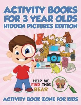 portada Activity Books for 3 Year Olds Hidden Pictures Edition (en Inglés)