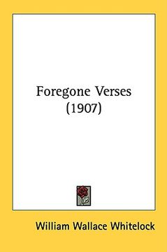 portada foregone verses (1907) (en Inglés)
