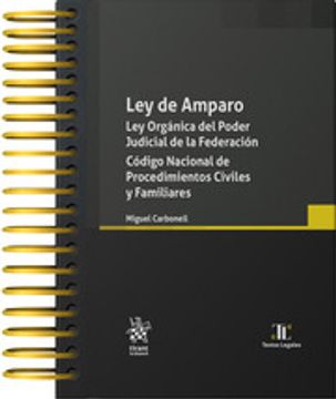 portada Ley de Amparo Ley Orgánica del poder judicial de la federación Código nacional de procedimiento civiles y familiares