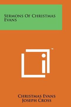 portada Sermons of Christmas Evans (en Inglés)