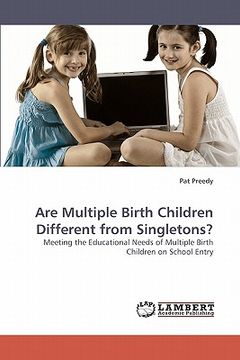 portada are multiple birth children different from singletons? (en Inglés)
