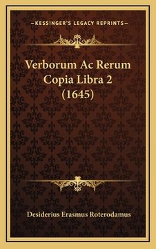 portada Verborum Ac Rerum Copia Libra 2 (1645) (en Latin)