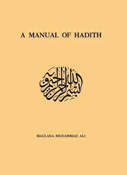portada Manual of Hadith (in English)