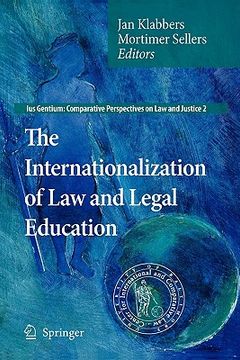portada the internationalization of law and legal education (en Inglés)