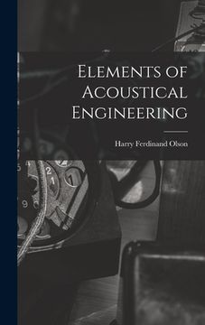 portada Elements of Acoustical Engineering (en Inglés)