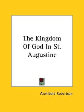 portada the kingdom of god in st. augustine