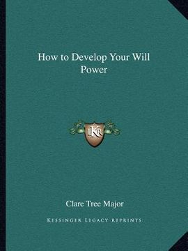 portada how to develop your will power (en Inglés)