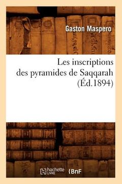 portada Les Inscriptions Des Pyramides de Saqqarah (Éd.1894)
