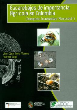 portada Escarabajos de Importancia Agrícola en Colombia (Coleoptera: Scarabaeidae “Pleurosticti”)