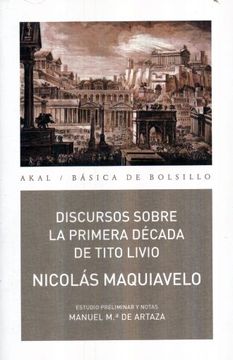 portada Discursos sobre la Primera Década de Tito Livio