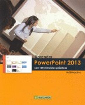 portada Aprender PowerPoint 2013 con 100 ejercicios prácticos (APRENDER...CON 100 EJERCICIOS PRÁCTICOS)