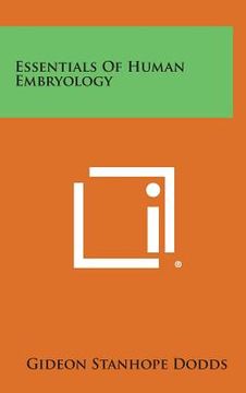 portada Essentials of Human Embryology (in English)