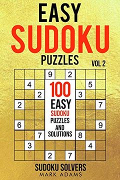 portada Easy Sudoku Puzzles: 100 Easy Sudoku Puzzles and Solutions (in English)