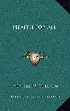 portada health for all (en Inglés)