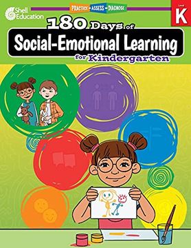 portada 180 Days of Social-Emotional Learning for Kindergarten (180 Days of Practice) (en Inglés)