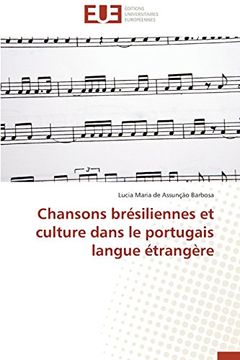 portada Chansons Bresiliennes Et Culture Dans Le Portugais Langue Etrangere