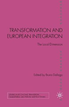 portada Transformation and European Integration: The Local Dimension (en Inglés)