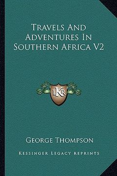 portada travels and adventures in southern africa v2