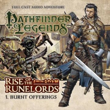 portada Rise of the Runelords: Burnt Offerings (Pathfinder Legends)
