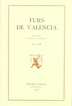 portada Furs de Valencia iii (en Latín, Catalán)
