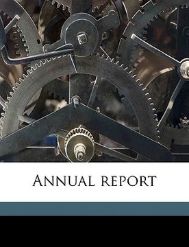 portada annual report volume 1915-16 (en Inglés)