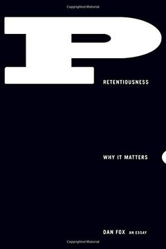 portada Pretentiousness: Why It Matters