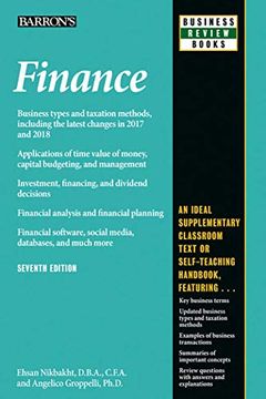portada Finance (Barron's Business Review Series) (in English)
