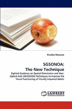 portada sgsonoa: the new technique (in English)